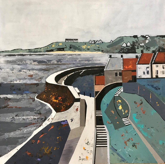 'Crail Harbour ' by artist Judith Appleby